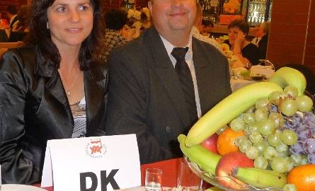 Na balu gościł kandydat na wójta gminy Krasocin Ireneusz Gliściński z żoną Agatą.