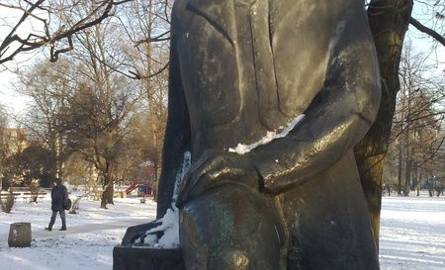 Zimowy psikus w Parku J. Kochanowskiego