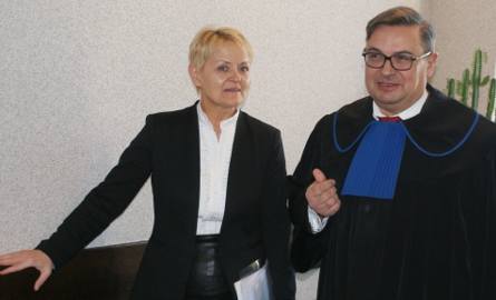 Burmistrz Jolanta Fierek z mecenasem Władysławem Rzepczyńskim