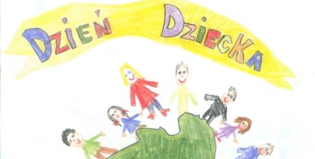 Praca Pawła Kujawy z klasy II ze Szkoły Podstawowej z Klonowa będzie na plakacie z okazji Dnia Dziecka.