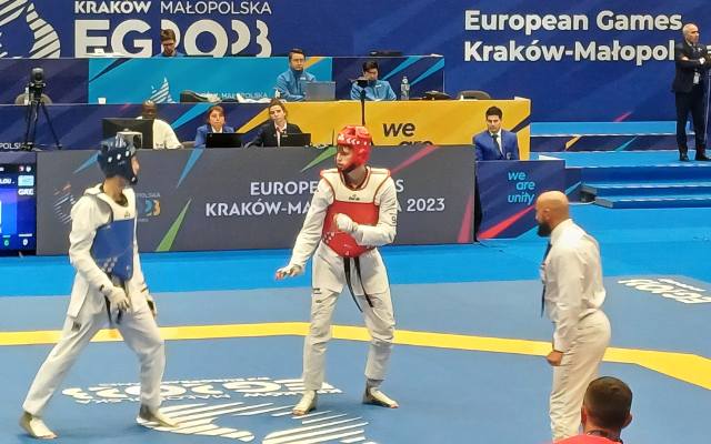 Dramatyczna walka Polaka o brązowy medal w taekwondo na igrzyskach europejskich w Krynicy-Zdroju