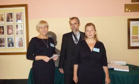 Organizatorzy festiwalu; od lewej Anna Pisarska, Grzegorz Cywka i Barbara Nowak.