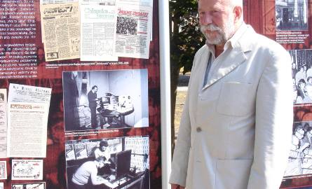 Andrzej Cierzniakowski, w 1980 r. pracownik bydgoskiego Miastoprojektu, internowany w Potulicach od 13 grudnia 1981 r. W sobotę mógł zobaczyć swoje archiwalne
