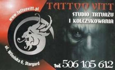 Partnerem naszego plebiscytu „Tatuaż Lata” jest Studio Tatuażu Tattoo Vitt ze Stargardu.
