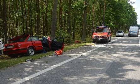 W wypadku w Górsku auto ucierpiała jedna osoba