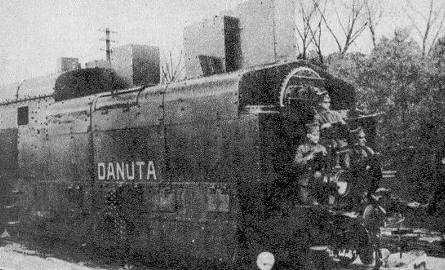 Pociąg pancerny powstańców wielkopolskich Danuta w 1919 roku