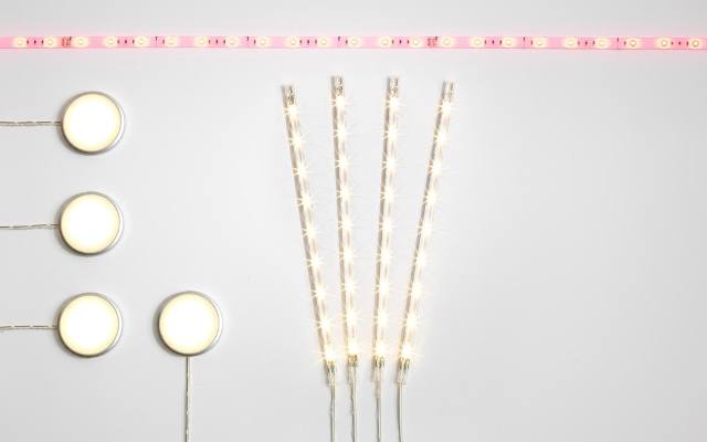 Taśmy LED pozwalają na tworzenie unikalnych kształtów, których nie udałoby się uzyskać, wykorzystując tradycyjne żarówki. 