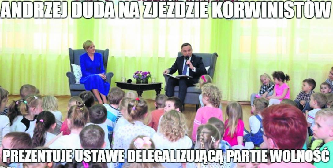 Prezydent Andrzej Duda jest jednym z częstszych bohaterów memów. Podobnie, jak Janusz Korwin-Mikke.