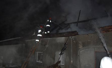 Pożar domu sołtysa w Borowinie