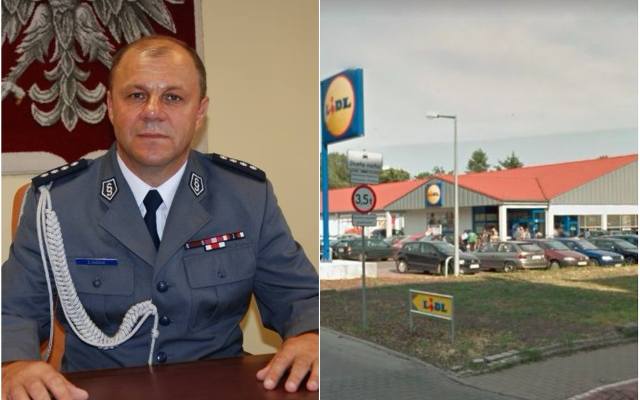 Wrocław: Roznegliżowany szef policji z rozbitą głową przed Lidlem. Był pijany?
