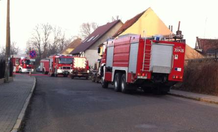 Pożar poddasza w Rzepinie (zdjęcia, wideo)