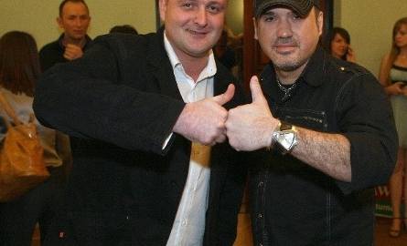 Szymon Wydra spotkał w Kielcach swojego kolegę z Radomia, czyli didżeja i producenta muzycznego Darka Janika.