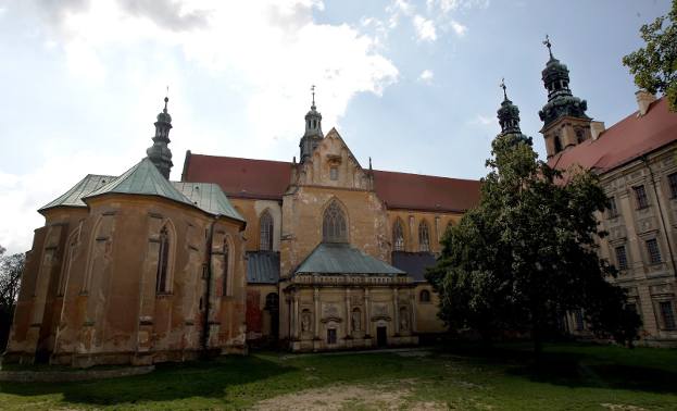 Zabudowania klasztory cystersów w Lubiążu