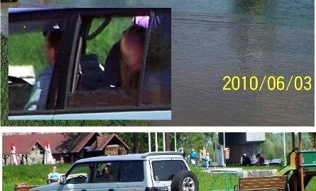 Bezmyślny kierowca jeździł autem terenowym po zalanej promenadzie w Santoku