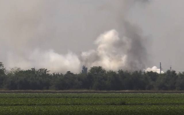 Znów gorąco na Krymie. Potężne eksplozje w rejonie rosyjskiej bazy lotniczej w Belbeku