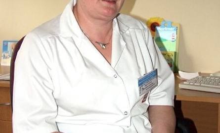 Lekarz medycyny Wiesława Mycek, ordynator oddziału noworodków szpitala w Tarnobrzegu