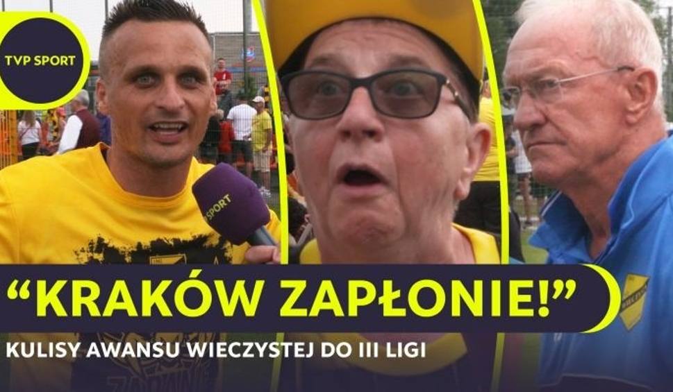 Film do artykułu: Wieczysta Kraków w III lidze. Zobacz kulisy awansu [WIDEO]
