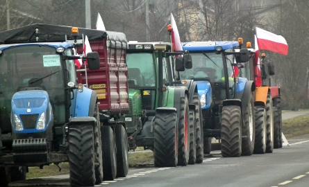Rolnicza blokada pod Zwoleniem. Protest będzie przedłużony? (zdjęcia) 