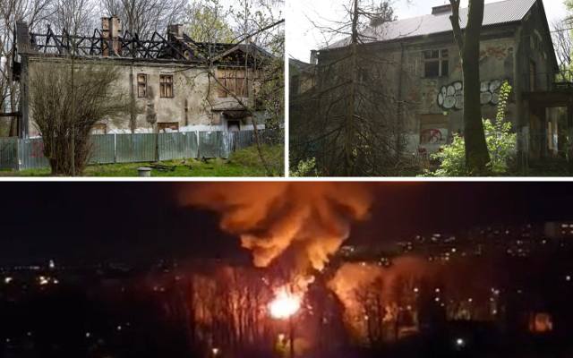 Kraków. Minął rok od pożaru zabytkowego Dworu Bemów w Parku Duchackim. Kto zawinił? Co dzieje się z budynkiem?