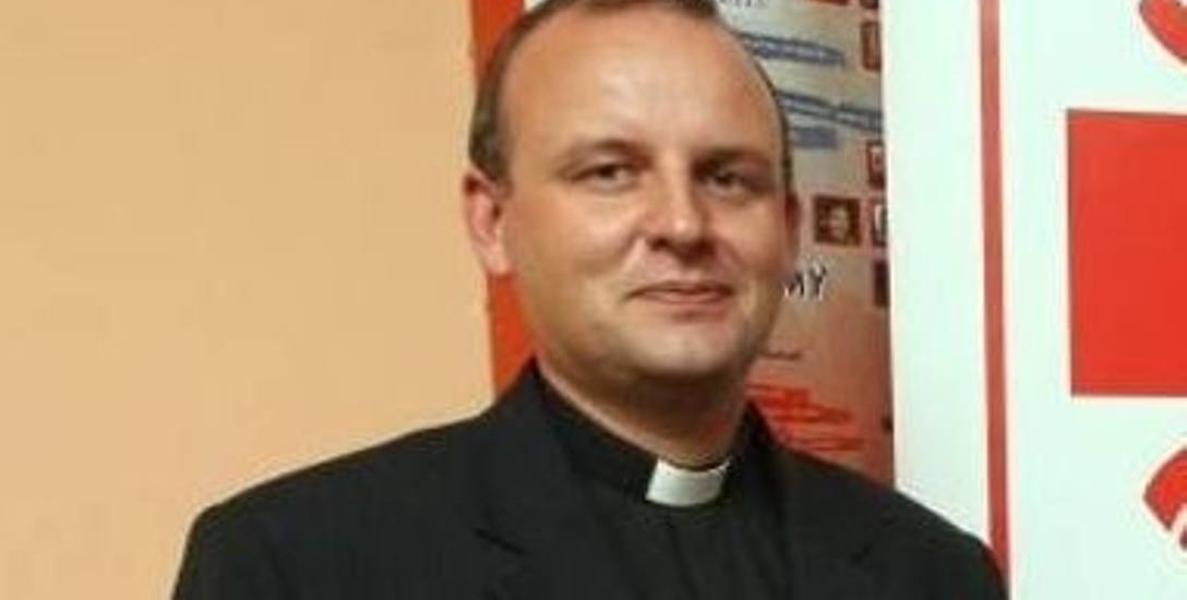Ksiądz Krzysztof Banasik, zastępca dyrektora Caritas Diecezji Kieleckiej