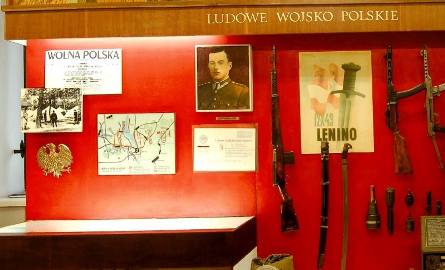 Wystawa (powstała w latach 70.)  pokazywała, jak to Armia Czerwona w latach 1944 - 45 wyzwalała Polskę
