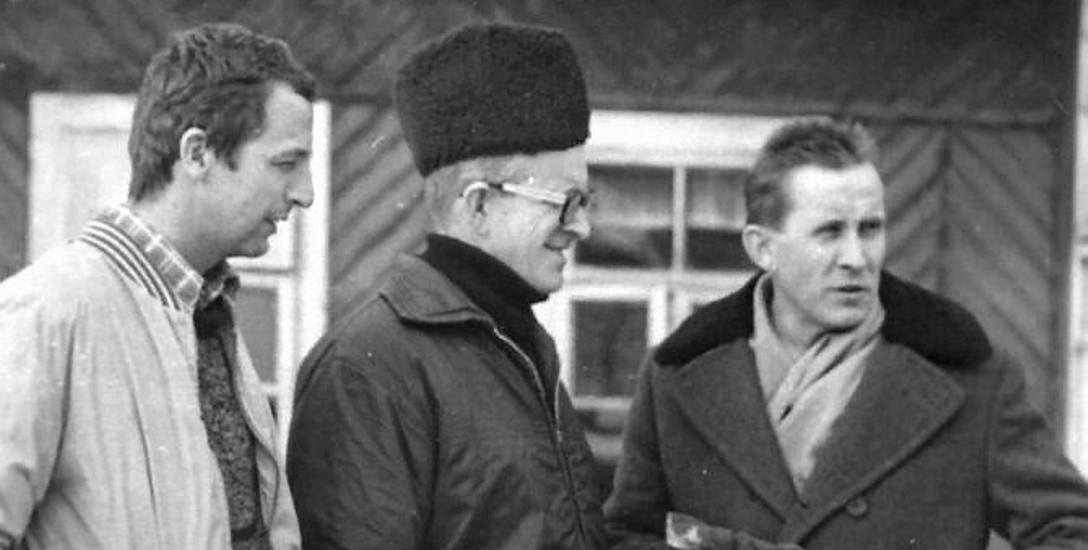 Współzałożyciel ROPCiO Andrzej Czuma (w środku). Pierwszy od lewej Marek Niesołowski