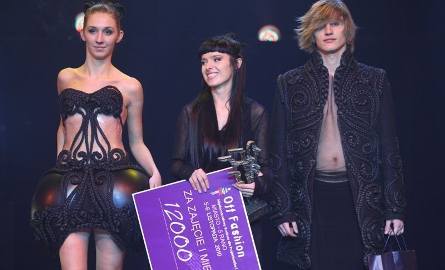 Haliny Mrożek i jej zwycięski projekty, nazwane przez artystkę "Fuze".