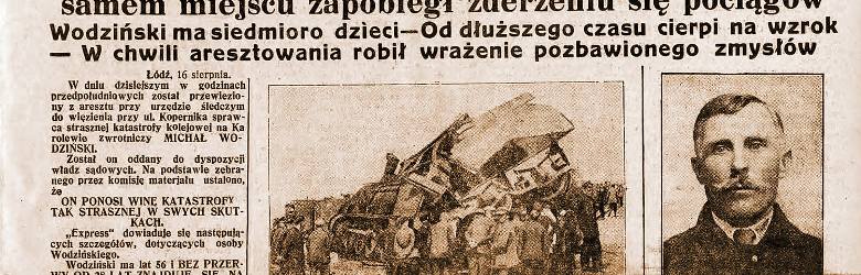 Dziennikarze nie mieli wątpliwości, że winnym katastrofy z sierpnia 1929 roku był Michał Wodzyński.