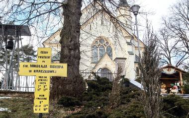 Parafia pw. Św. Mikołaja w Kraczkowej, w której wygłoszona została kontrowersyjna homilia.