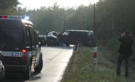 Śmiertelny wypadek na trasie Zielona Góra - Nowogród Bobrzański. Zginęła kobieta (zdjęcia czytelników)