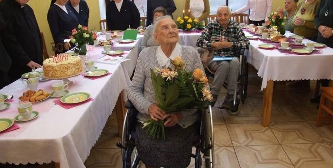 Jedna z najstarszych mieszkanek województwa kujawsko pomorskiego niedawno skończyła 108 lat 