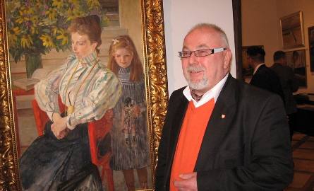 Zbigniew Belowski, artystyczny szef Elektrowni upodobał sobie portret Julii Jacka Malczewskiego.