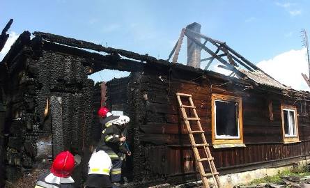 Gm. Raków: Pożar we wsi Bardo. Właścicielka domu bez dachu nad głową