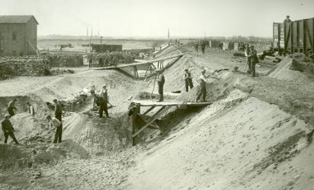 21 kwietnia 1928 r. - widok na bocznicę kolejową