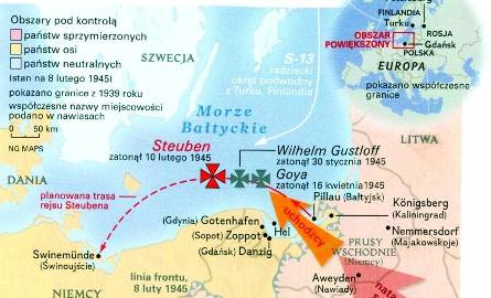 Trzy największe katastrofy morskie w dziejach wydarzyły się w 1945 r. na Bałtyku podczas ewakuacji Niemców z Prus Wschodnich. Na pokładach statków „General
