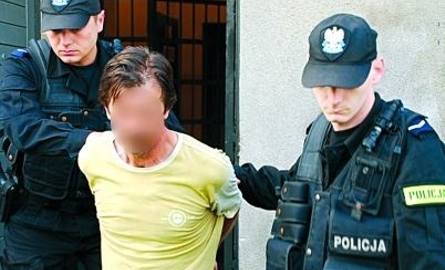Krzysztof B. został zatrzymany po policyjnej obławie. Próbował uciec do Włoch.