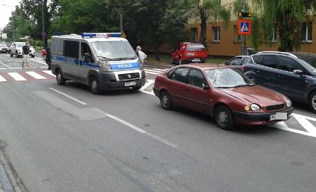 Wypadek na ulicy Limanowskiego w Radomiu