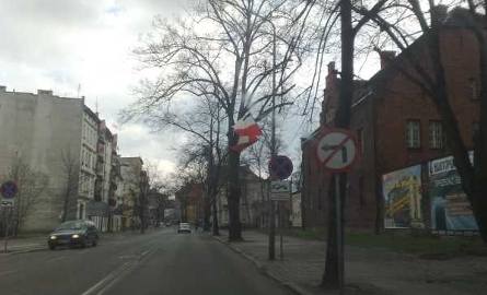 Ulica Chrobrego w Brzegu.