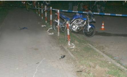 Śmiertelna ofiara brawury - motocyklista nie żyje (zdjęcia)