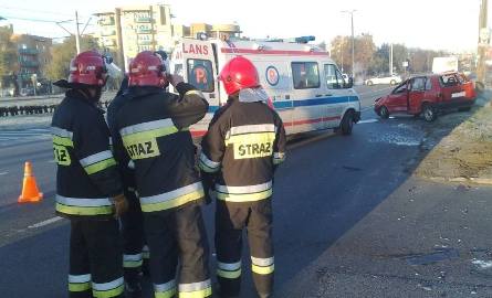 Wypadek na skrzyżowaniu Magnuszewskiej z Wojska Polskiego w Bydgoszczy