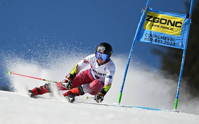 Narciarstwo alpejskie. Maryna Gąsienica-Daniel na dwudziestym drugim miejscu na inauguracje w konkurencji supergigant 