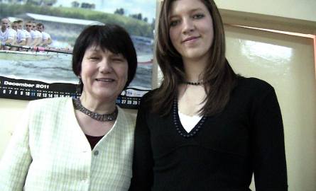 Marcie Wieliczko,obiecującej wioślarce Wisły, towarzyszyła mama, wicemistrzyni olimpijska z Moskwy- Małgorzata Dłużewska-Wieliczko