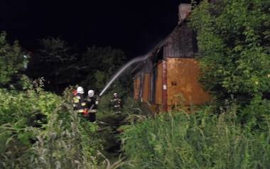Pożar domu w Ostrowcu. To było podpalenie?