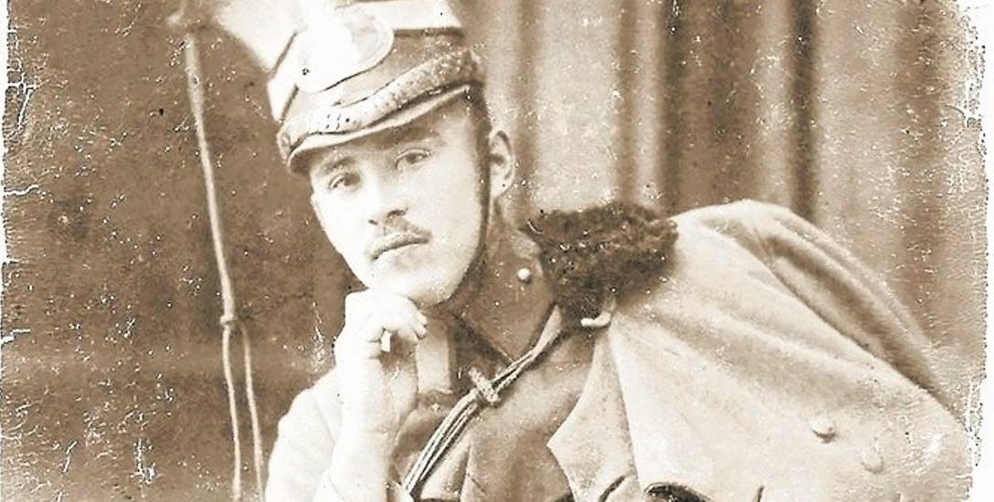 Rtm. Kazimierz Kwieciński (1893-1943), ułan 1. Pułku Szwoleżerów Józefa Piłsudskiego pochodzący z Biecza