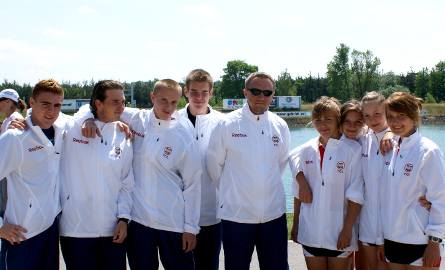 Grudziądzanie z trenerem stanowili jedną trzecią reprezentacji Polski w Regatach Nadziei Olimpijskich