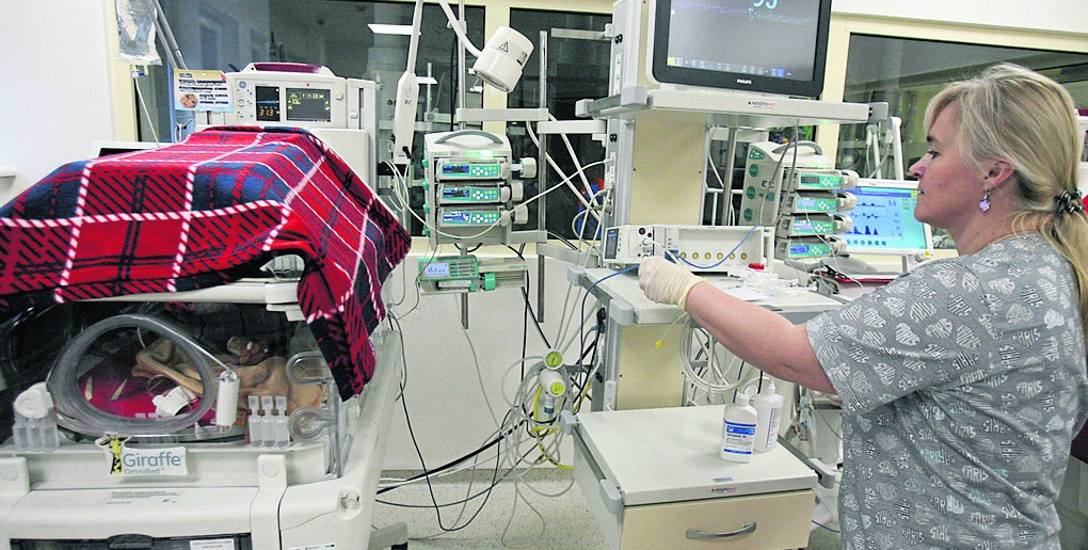 Poradnia opiekuje się pacjentami oddziałów neonatologii jak ten w Łodzi,dziećmi, które miały trudniejszy start
