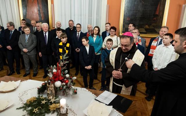 Spotkanie opłatkowe przedstawicieli środowisk sportowych w Pałacu Arcybiskupów Krakowskich. Zobaczcie zdjęcia