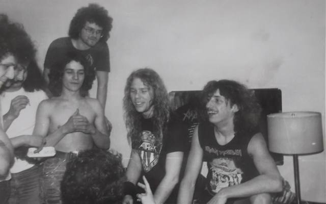 James Hetfield, lider Metalliki, w hotelu w Katowicach przyszedł na wódkę do chłopaków z Wałbrzycha