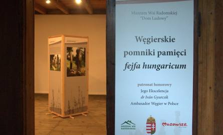 Węgierskie pomniki pamięci. Wystawa w Muzeum Wsi Radomskiej