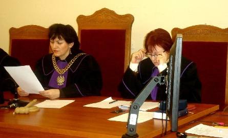 Protest zostaje oddalony – mówiła sędzia Iwona Szymanowicz-Nowak (z lewej) Obok sędzia Anna Gzel-Michalska